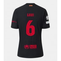 Echipament fotbal Barcelona Paez Gavi #6 Tricou Deplasare 2024-25 maneca scurta